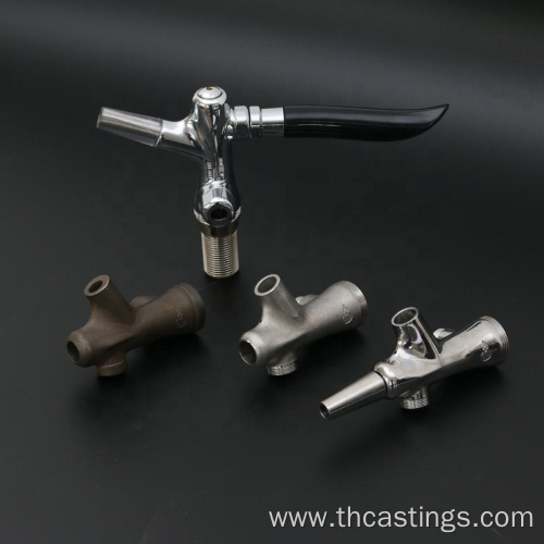 Investment Casting and CNC Machining Stainless Steel Faucets